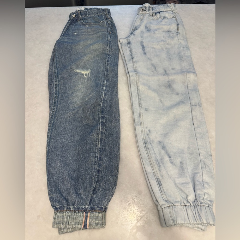 Rag & Bone faux jean sweat jogger bundle